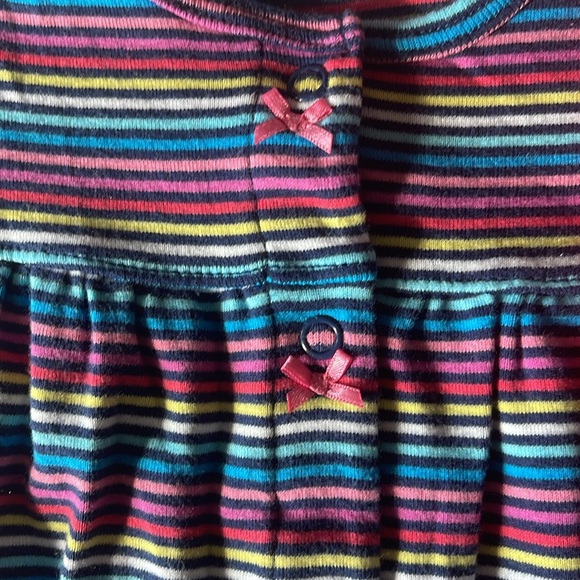 Carters MultiStriped Snap up Romper - Picture 2 of 6